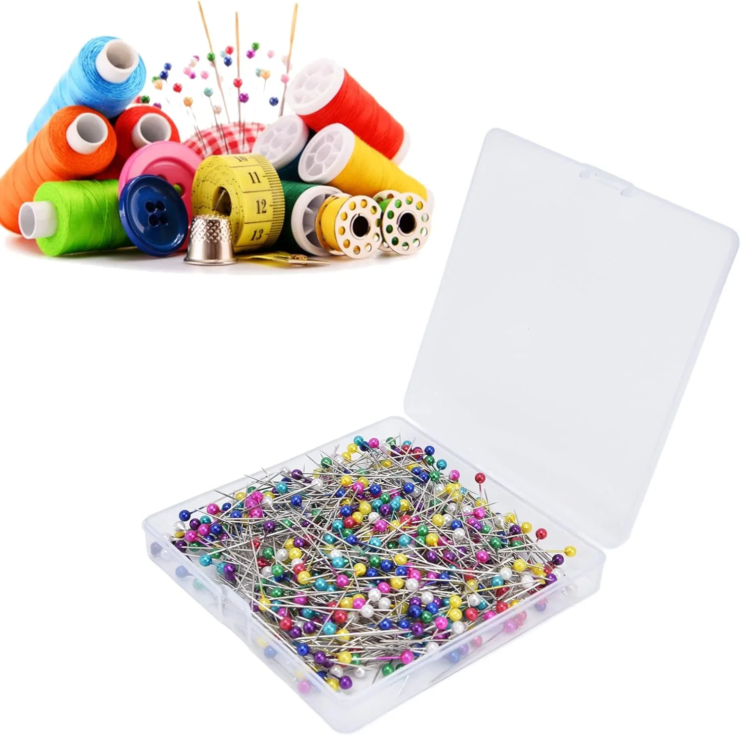 600 عدد سوزن ته گرد خیاطی 38 میلی متری با کاربرد گسترده برای دوخت لباس و کارهای دستی