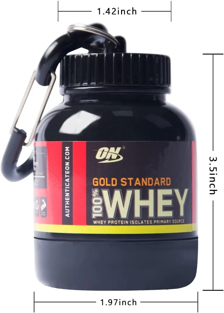 قیف پودر پروتئین قابل حمل O-Q CLUB، مناسب برای نگهداری و حمل پودر مکمل، دارای جاکلیدی، قیف بطری آب، مشکی، 5*8.9*3.6 سانتی متر قیف پودر پروتئین قابل حمل O-Q CLUB، مناسب برای نگهداری و حمل پودر مکمل، دارای جاکلیدی، قیف بطری آب، مشکی، 5*8.9*3.6 سانتی متر