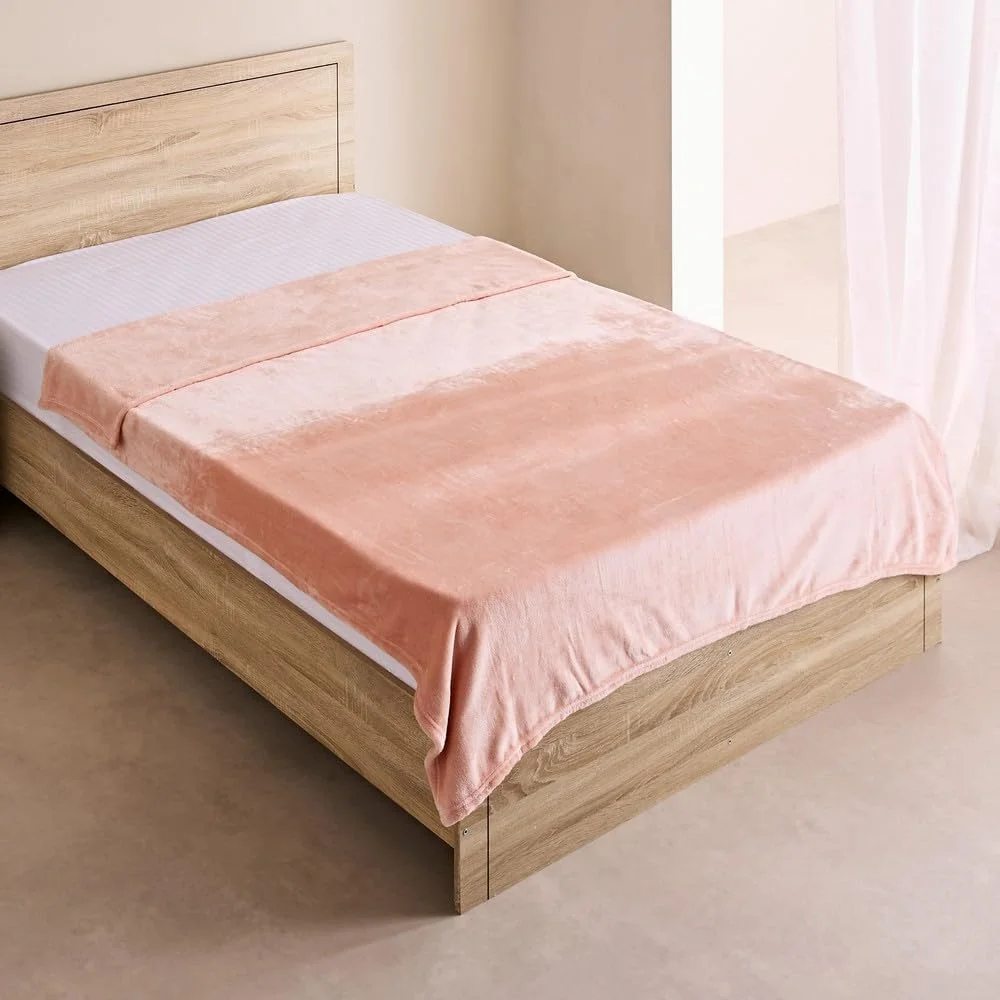 پتو تک نفره فلانل جامد نوا هوم باکس - 140x200 سانتی متر پتو تک نفره فلانل جامد نوا هوم باکس - 140x200 سانتی متر