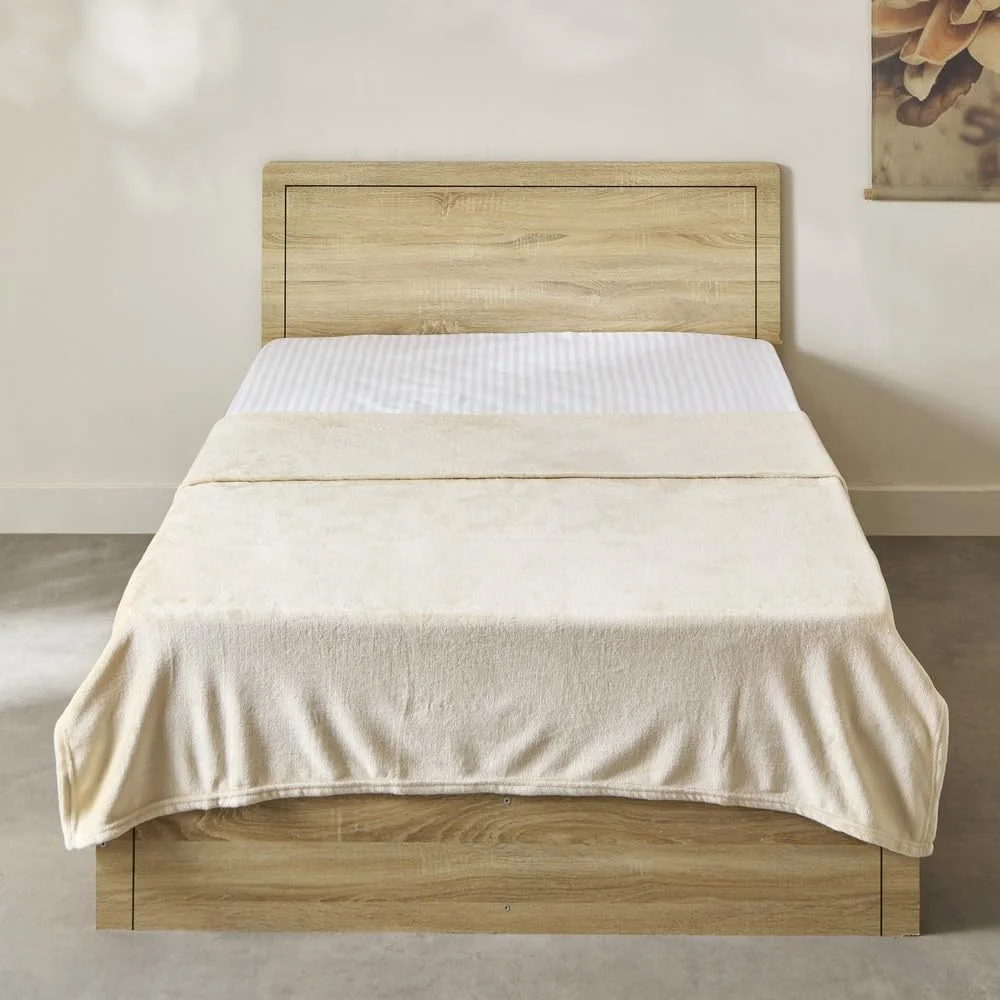 پتو یک نفره فلانل جامد نوا هوم باکس - 140x200 سانتی متر پتو یک نفره فلانل جامد نوا هوم باکس - 140x200 سانتی متر