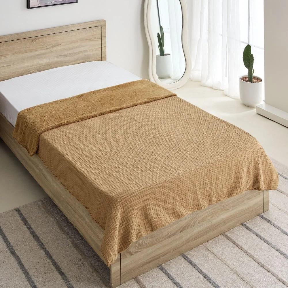 پتوی دو لایه وافل Serene هوم باکس - سایز یک نفره 150x200 سانتی متر