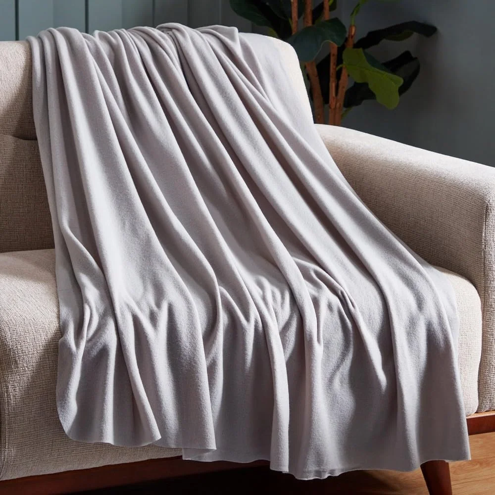 پتو یک نفره پلار بازیافتی جامد هوم باکس آتلانتا - 150x200 سانتی متر پتو یک نفره پلار بازیافتی جامد هوم باکس آتلانتا - 150x200 سانتی متر