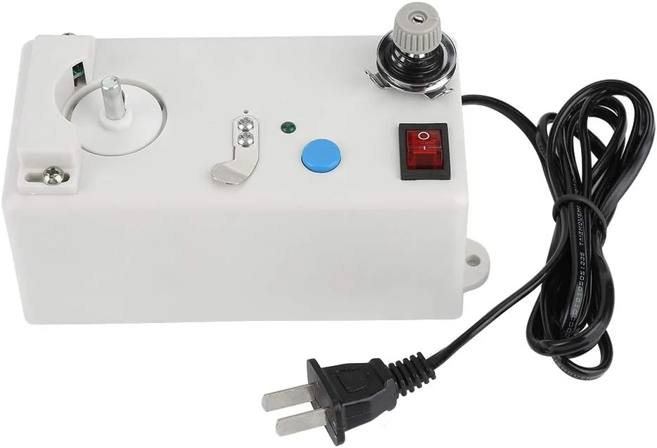 لوازم جانبی چرخ خیاطی با دوشاخه CN، ماسوره پیچ، برقی 14.5 * 7 * 7.5 سانتی متر 220 ولت اتوماتیک حرفه ای برای سازماندهی نخ گلدوزی برای خیاطی