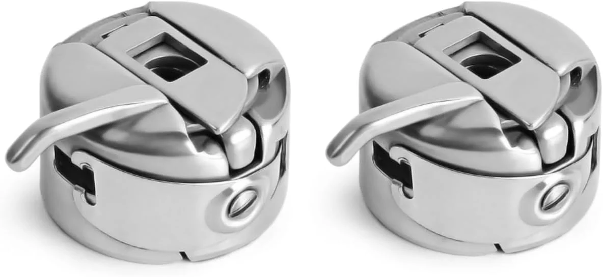 آرناو 2 عدد قاب ماسوره چرخ خیاطی نوع 15K، قاب ماسوره جهانی مناسب برای اکثر برندها | قاب ماسوره چرخ خیاطی خانگی x2