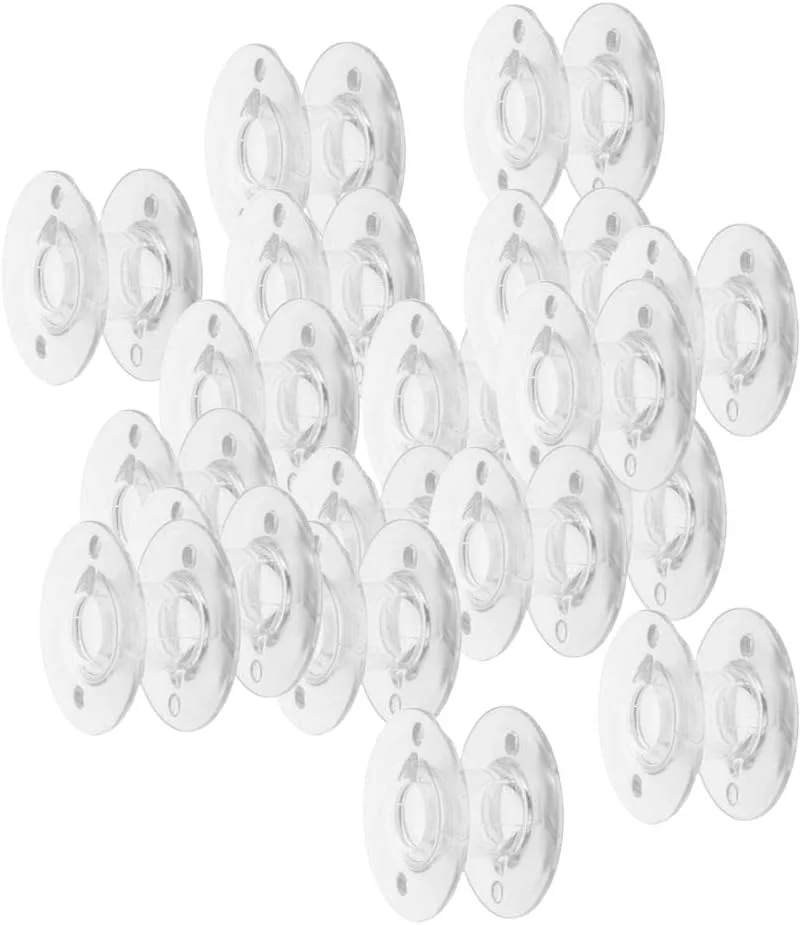 50 عدد ماسوره خیاطی رزین شفاف