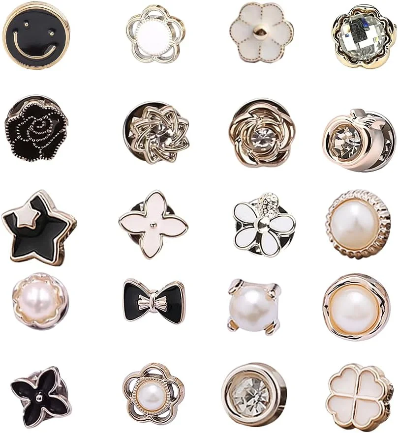 سنجاق سینه Aeuezxx - بسته 20 عددی سنجاق های فوری قابل جابجایی برای شلوار جین، پیراهن، ژاکت کش باف پشمی و تزئینات DIY