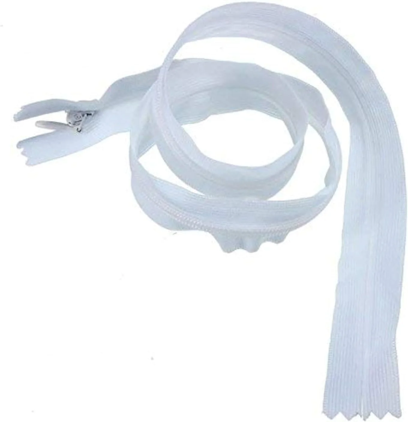 زیپ نایلونی نامرئی AiCheaX مناسب کیف پول، دامن، لباس، خیاطی و لوازم جانبی صنایع دستی (سفید، 40 سانتی متر) زیپ نایلونی نامرئی AiCheaX مناسب کیف پول، دامن، لباس، خیاطی و لوازم جانبی صنایع دستی (سفید، 40 سانتی متر)