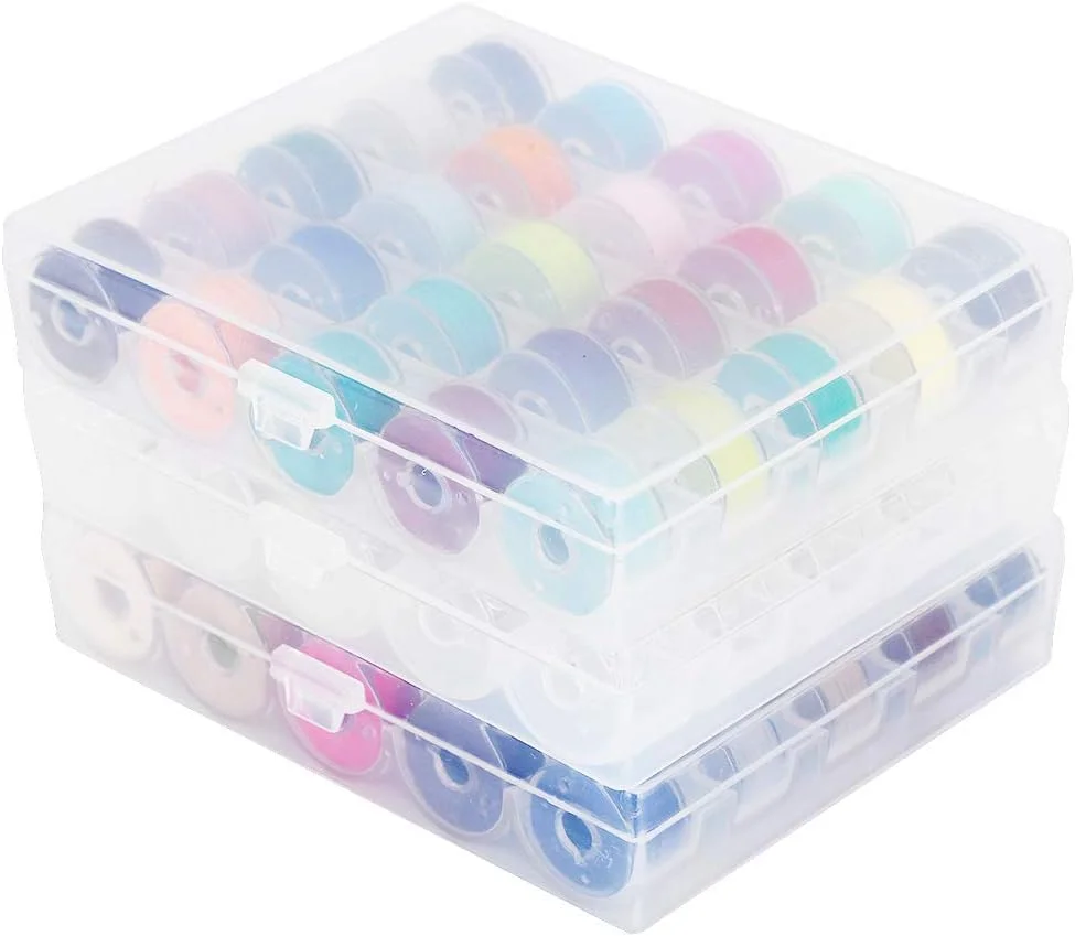 نخ ماسوره ALQYQGBobbin، کیت نخ ماسوره خیاطی ماسوره پیچیده شده برای خیاط برای ماشین خیاطی