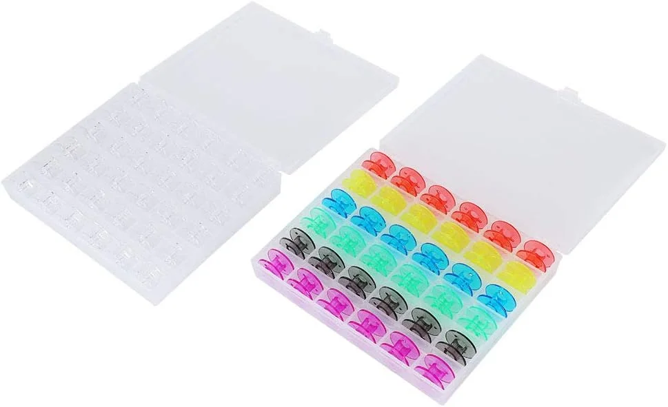 ماسوره خالی ALQYQGH، ماسوره خالی رنگ سفید، ماسوره خالی برای چرخ خیاطی