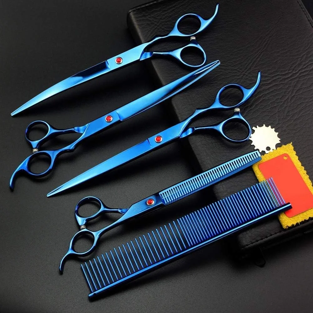 FURLOU Hair Scissors Cutting,Haircut Tool for Hairdresser,Professional Hair Thinning Hair Hairdressing 8 Inch,Barber Scissors