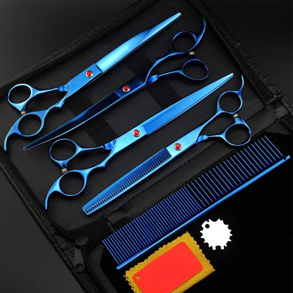 FURLOU Hair Scissors Cutting,Haircut Tool for Hairdresser,Professional Hair Thinning Hair Hairdressing 8 Inch,Barber Scissors