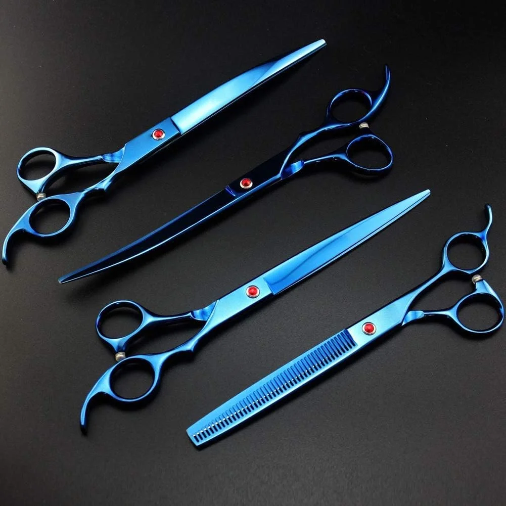 FURLOU Hair Scissors Cutting,Haircut Tool for Hairdresser,Professional Hair Thinning Hair Hairdressing 8 Inch,Barber Scissors