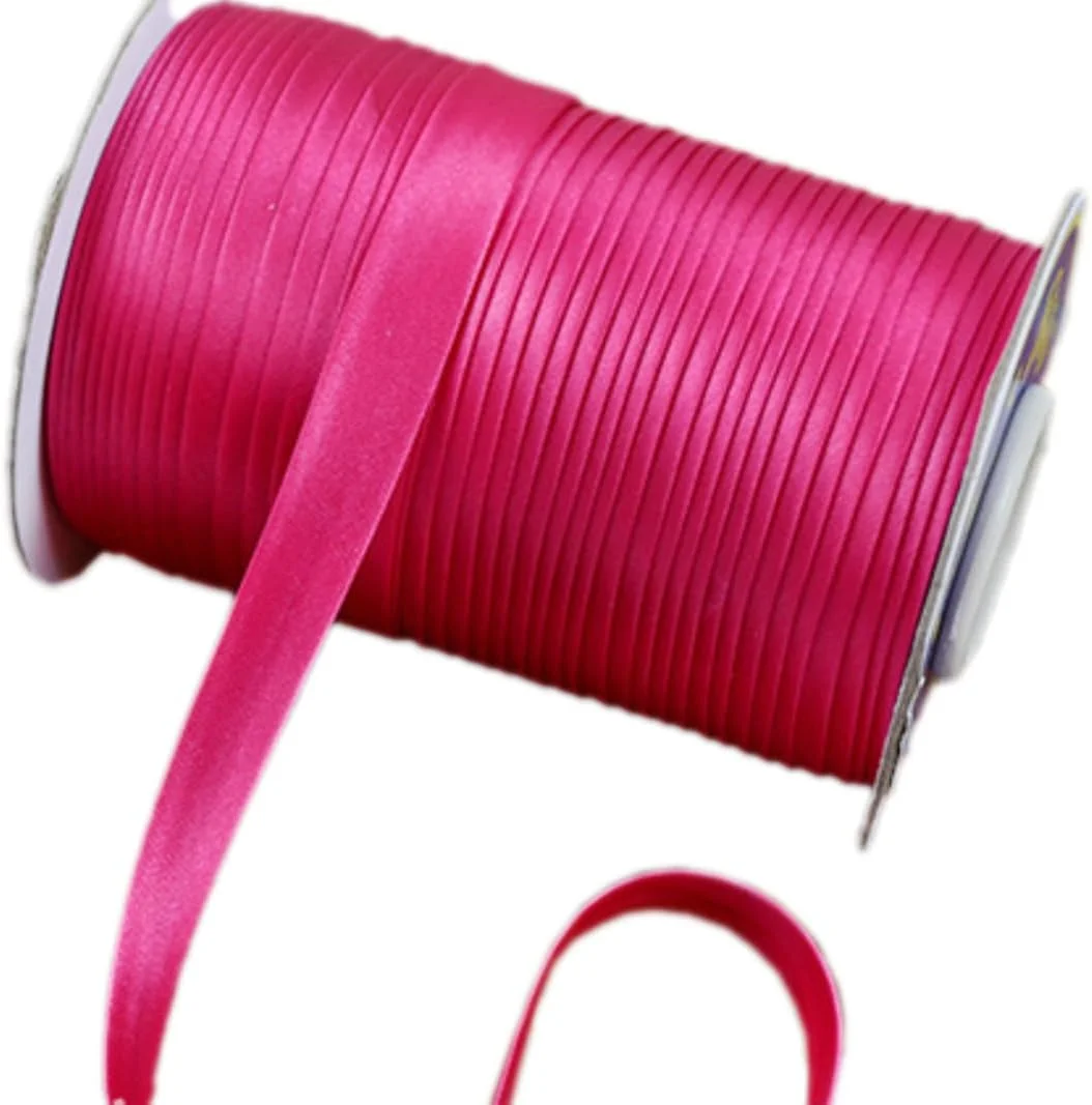 نوار اریب ساتن 80 متری Anevous، روبان ساتن 1.5 سانتی متری برای خیاطی، نوار لبه دوزی ساتن تخت برای تزئین چیونگسام، لبه دوزی لباس، دوخت لباس، لبه دوزی، کوک زدن، لبه دوزی، قرمز گل رز