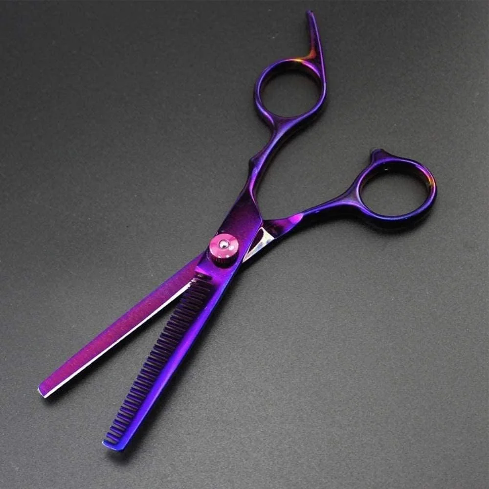 ست قیچی آرایشگری حرفه ای، قیچی آرایشگری، قیچی پیتاژ، 6 اینچ