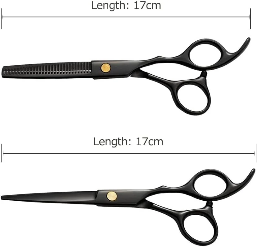 ست قیچی آرایشگری مورلیان 13 تکه استیل ضد زنگ، قیچی حرفه ای آرایشگری، موزن، قیچی های برش تخت