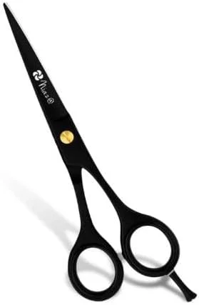 قیچی آرایشگری حرفه ای Niaz@ - قیچی اصلاح مو از فولاد ضد زنگ کربن بالا 420، قیچی آرایشگری فوق العاده تیز برای سالن و منزل - ارگونومیک برای مردان، زنان، کودکان و نوزادان