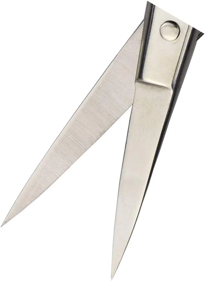 قیچی آرایشی حرفه ای موتاندار برای پیرایش شخصی، اصلاح موهای صورت و مرتب کردن گوش، بینی و ابرو، قیچی نوک تیز استیل ضد زنگ مردانه قیچی آرایشی حرفه ای موتاندار برای پیرایش شخصی، اصلاح موهای صورت و مرتب کردن گوش، بینی و ابرو، قیچی نوک تیز استیل ضد زنگ مردانه