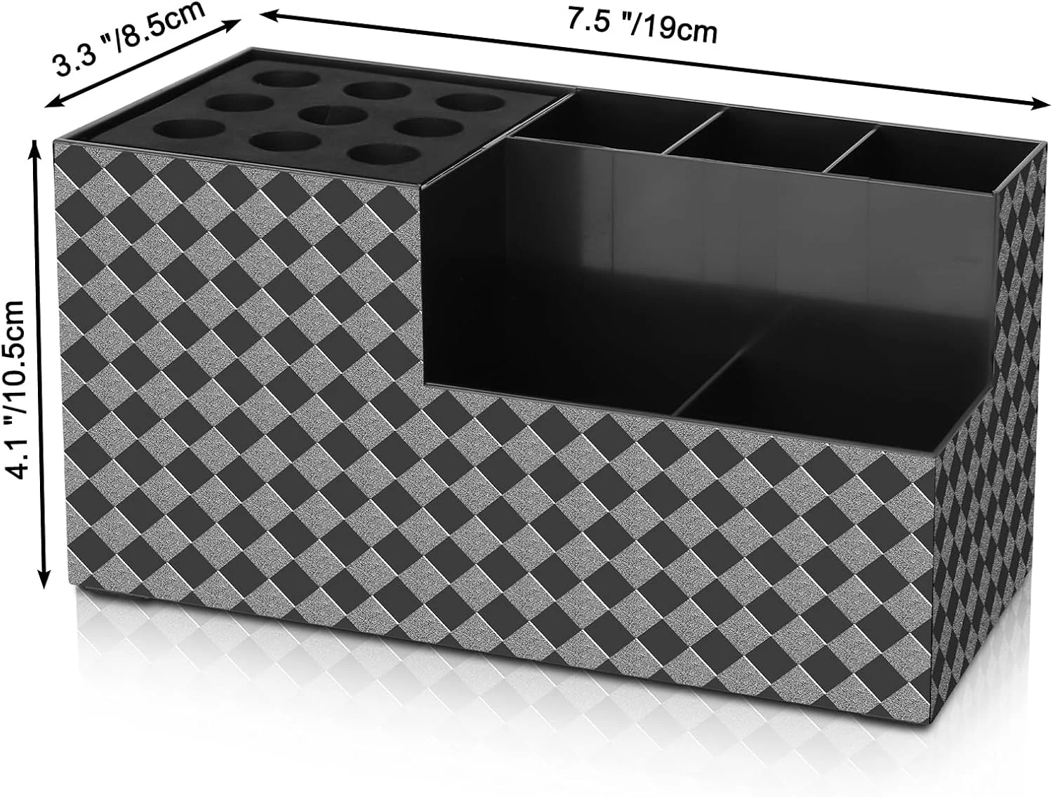 باکس نگهدارنده قیچی آرایشگری NICEMOVIC، لوازم جانبی آرایشگری، استند قیچی آرایشگاه حرفه ای، سازمان دهنده و نگهدارنده شانه، گیره و برس مو