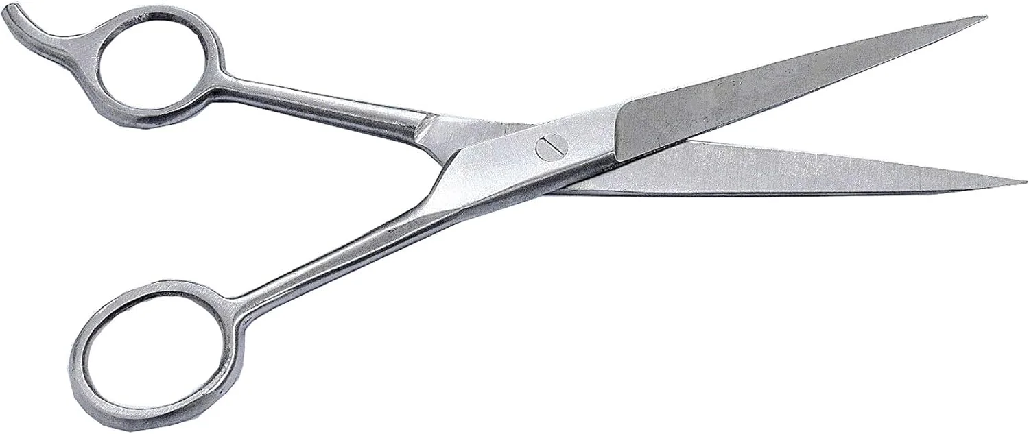 قیچی آرایشگری اس اند اس پروداکتس، قیچی موی آرایشگاهی استیل ضد زنگ، حرفه ای، به همراه تکیه گاه انگشت، مناسب برای آرایشگاه و منزل