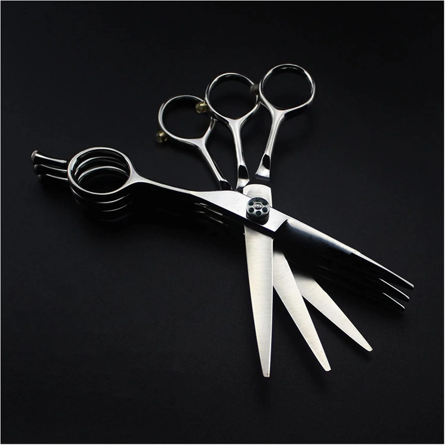 قیچی آرایشگری مو PEHUB مدل 3 در 1، قیچی آرایشگری 6 اینچی، قیچی مخصوص آرایشگران، قیچی کوتاهی مو