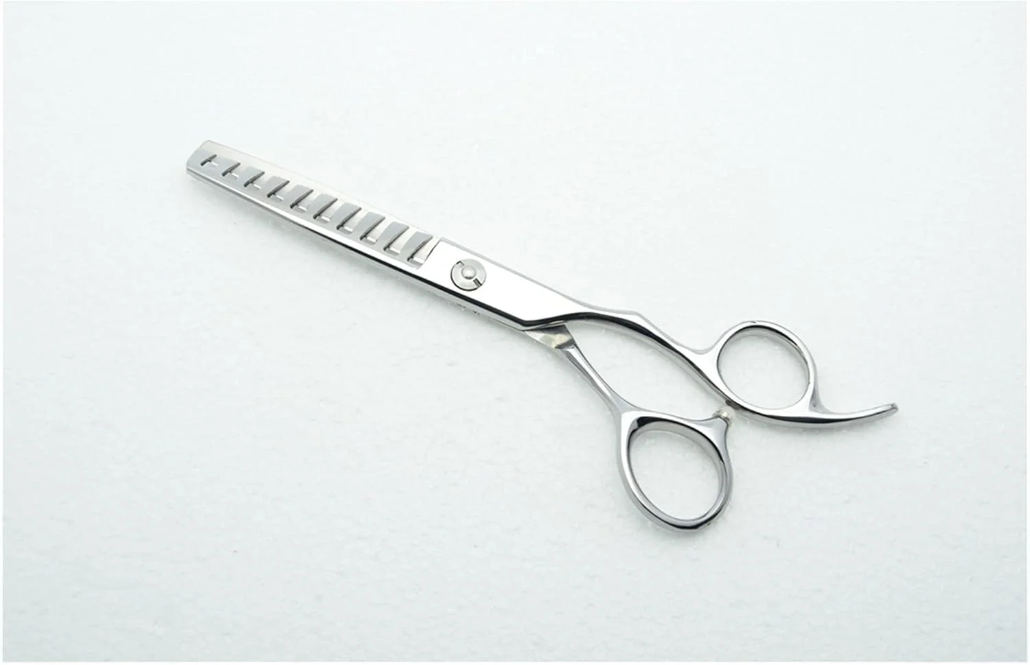 قیچی آرایشگری PEHUB سایز 6 اینچ (17 سانتی متر)، قیچی آرایشگری حرفه ای، قیچی پیتاژ، قیچی اصلاح مو (رنگ: 10 دندانه به همراه کیف)