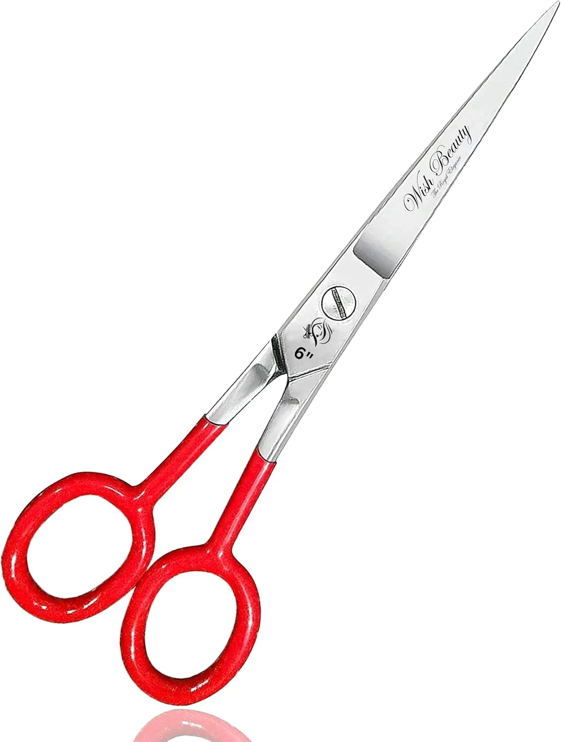 قیچی آرایشگری حرفه ای آرایشگاه پیرایش مو برش مو تیغه تیز (قیچی 6 اینچ)