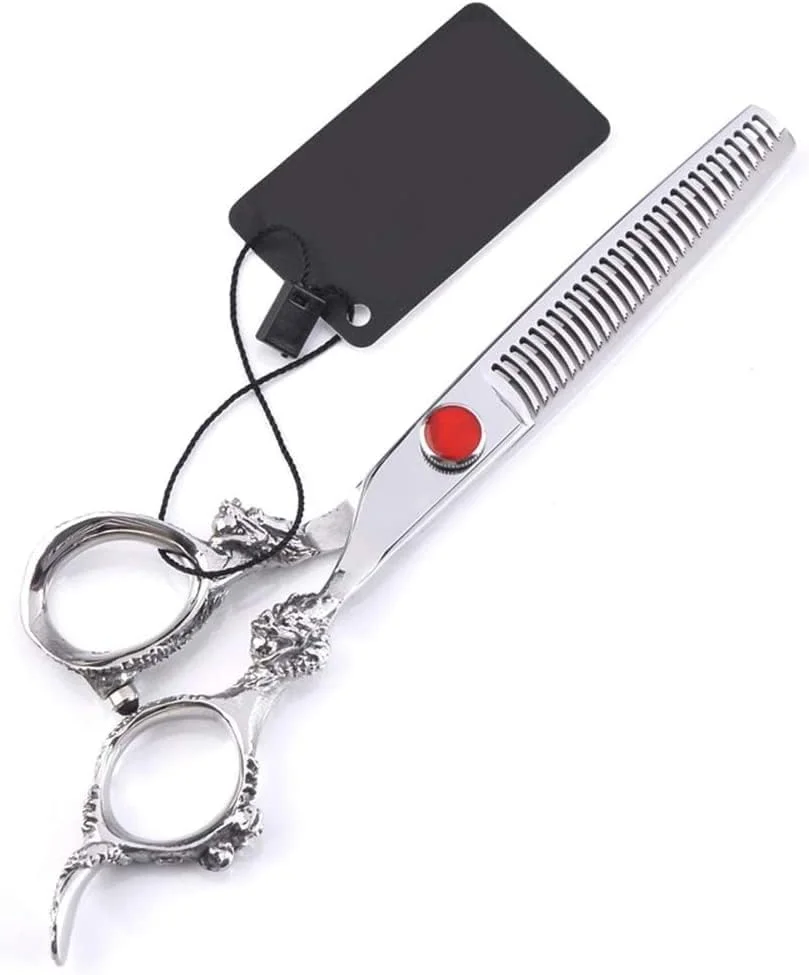 قیچی آرایشگری حرفه ای روبی، قیچی مو، کیت قیچی اصلاح مو، قیچی های پیتاژ و صاف کننده مو، ابزار آرایشگاه پیرایش، Bevelshears