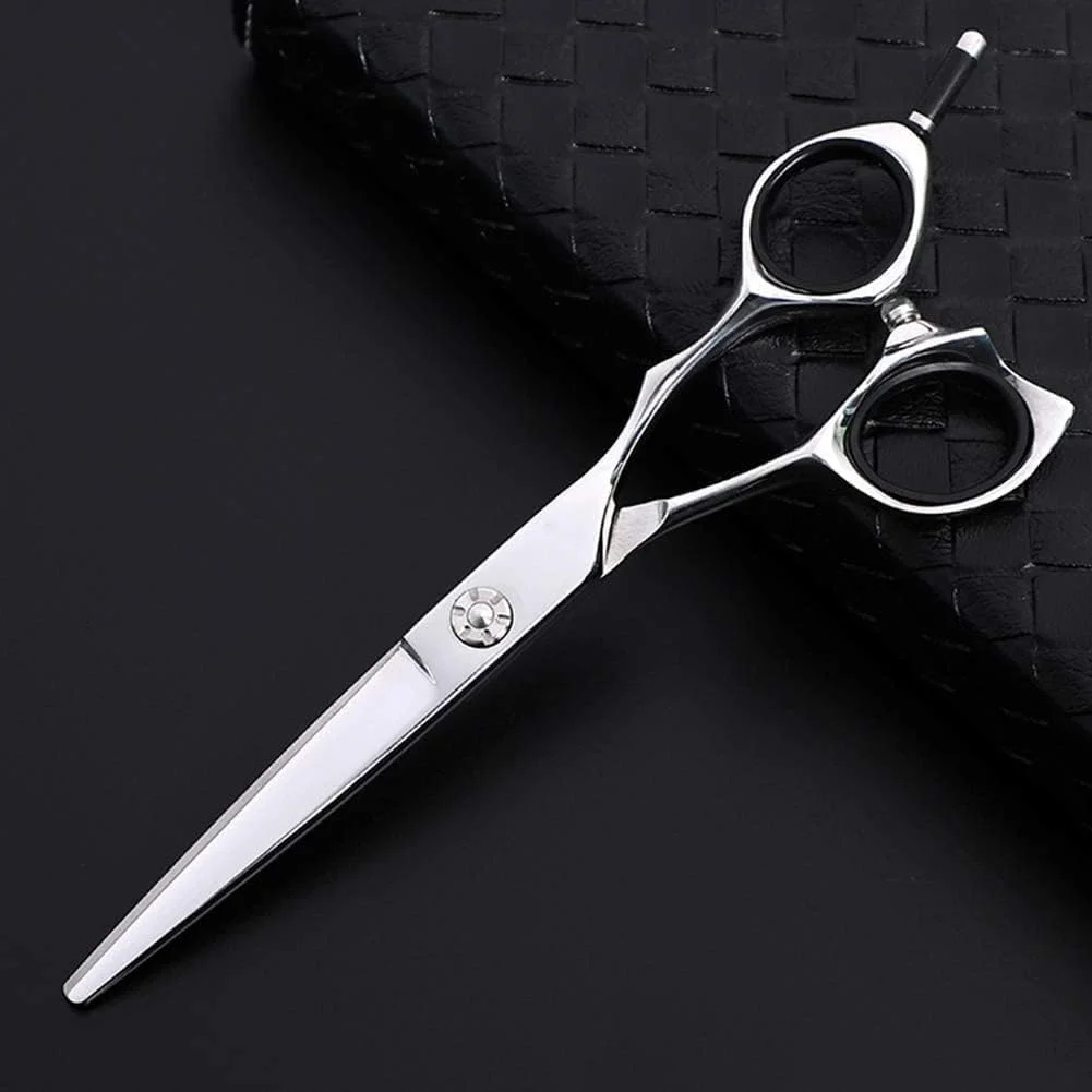 قیچی آرایشگری حرفه ای، قیچی آرایشگری استیل ضد زنگ با تیغه های دندانه دار ریز، قیچی کوتاهی مو 6.0 اینچ، Flatcut6Inch، مجموعه 6 اینچی