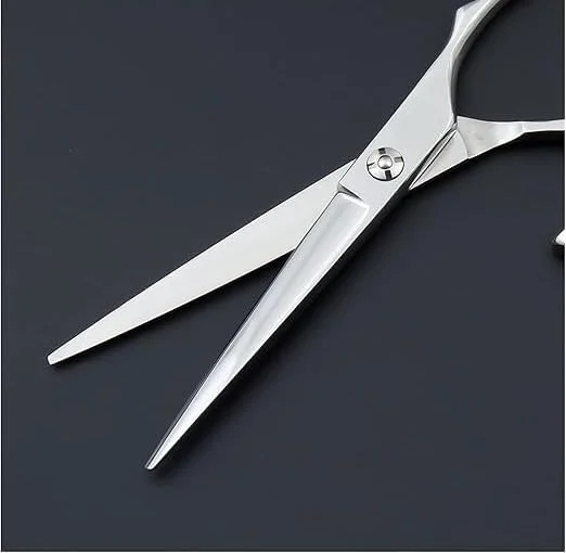 قیچی آرایشگری حرفه ای نیاز، قیچی اصلاح مو از جنس استیل ضد زنگ، کیفیت سالنی، به همراه حلقه های یدکی