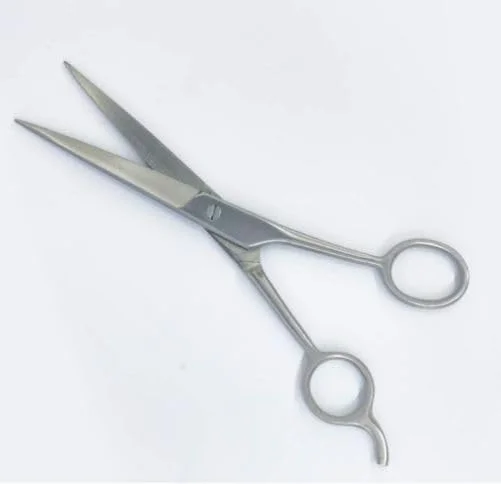 قیچی آرایشگری حرفه ای، قیچی های برش فولاد ضد زنگ با تکیه گاه انگشت، سالن آرایشگری