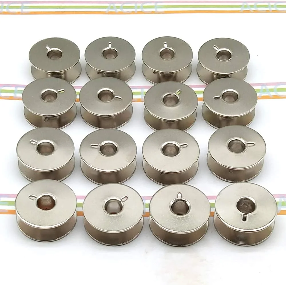 ماسوره های فلزی "L" آیسیس (55623S) (SA159) (H12413002) برای چرخ خیاطی برنینا، برادر، ریکار، بیبی لاک، فاف 1200