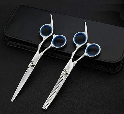 ست قیچی آرایشگری حرفه ای رولیم شاپ، قیچی اصلاح مو، ست آرایشگری و کم حجم کننده