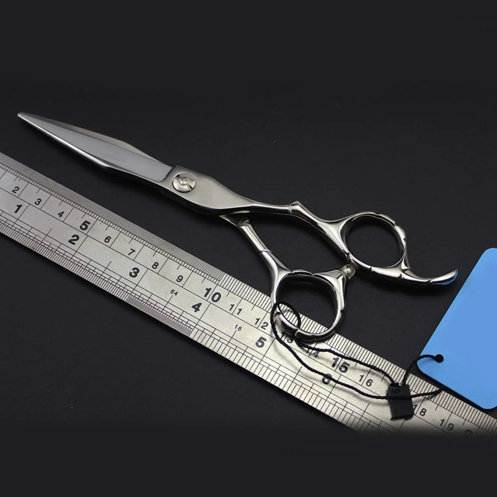 قیچی آرایشگری مو، آرایشگری مو با طرح شخصی، قیچی آرایشگری دسته بامبو بزرگ پشتی شمشیری 6.0 اینچ، قیچی آرایشگاه