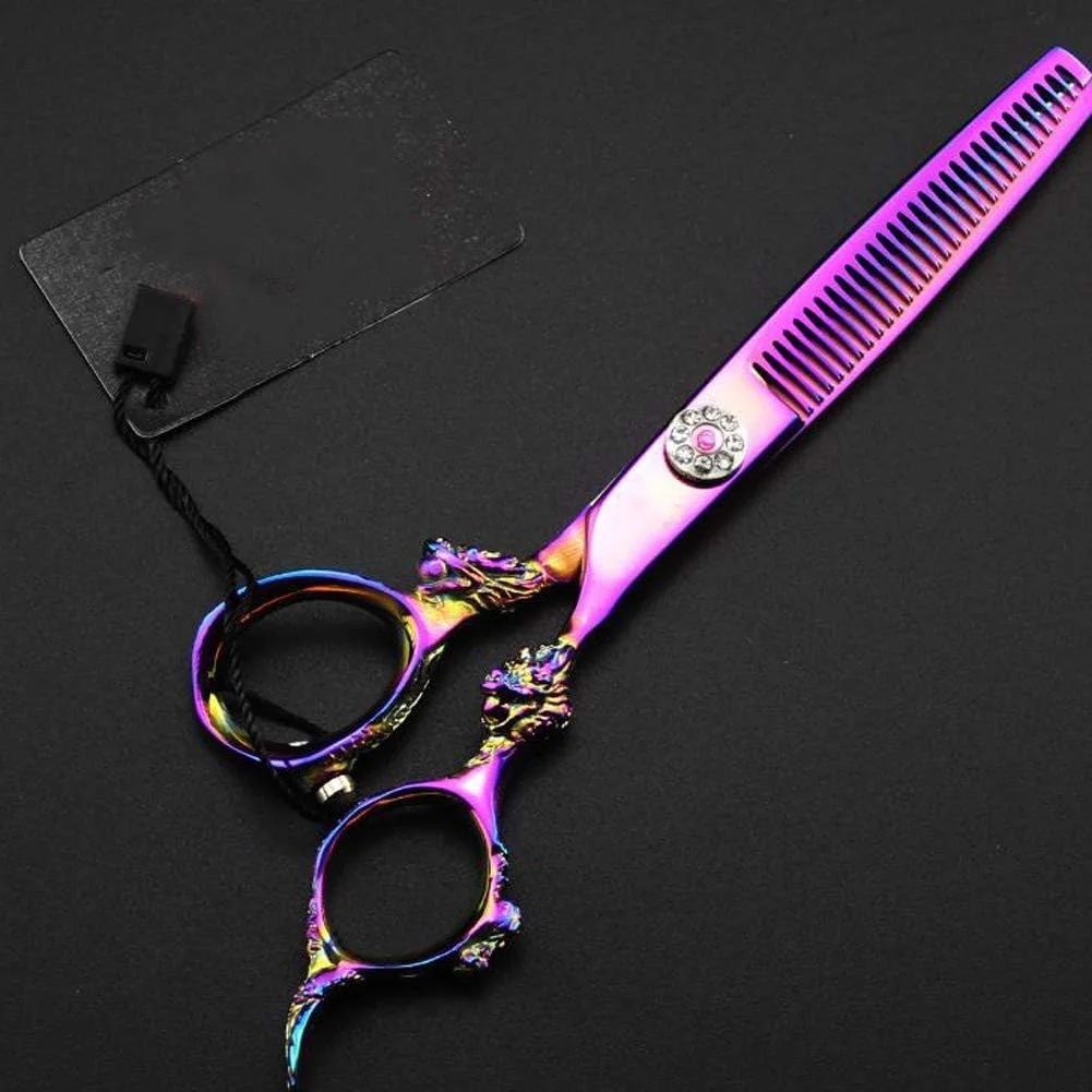 قیچی آرایشگری مو، آرایشگری حرفه ای، تیغه های مو (FlatCut6Inch)، قیچی آرایشگری