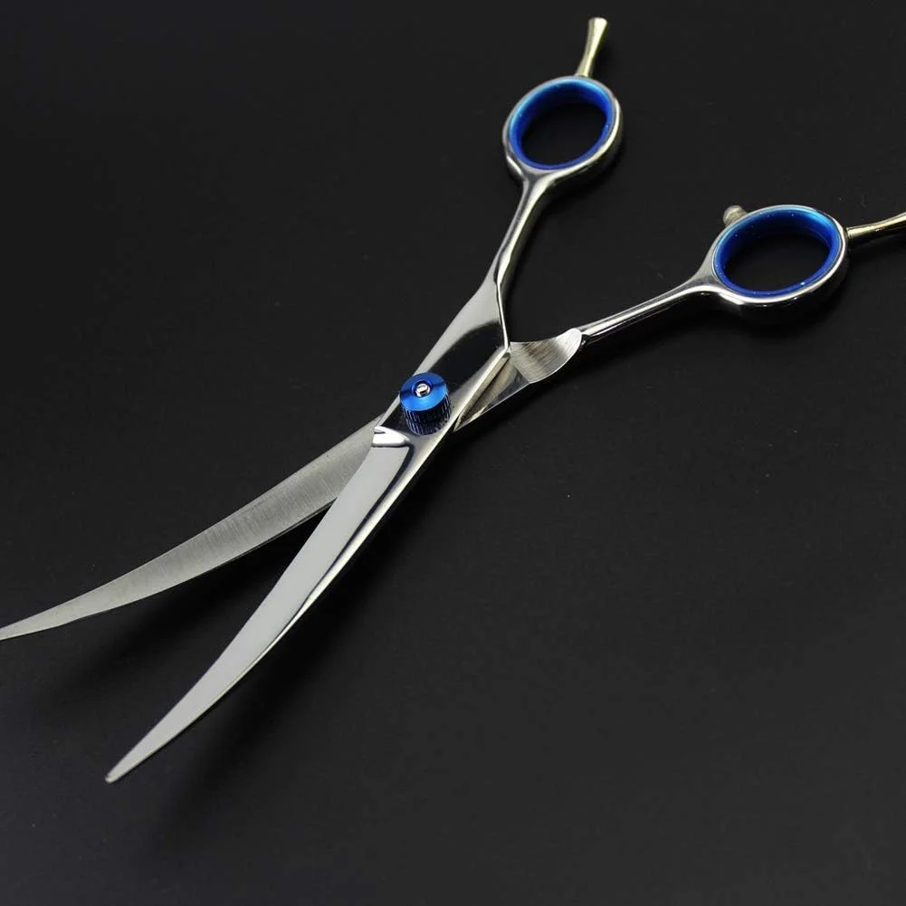 قیچی آرایشگری مو، قیچی اصلاح مو سگ و حیوانات خانگی استیل ضد زنگ 6/7 اینچی، ابزار نازک کننده موی حیوانات، کیت سگ، قیچی آرایشگری