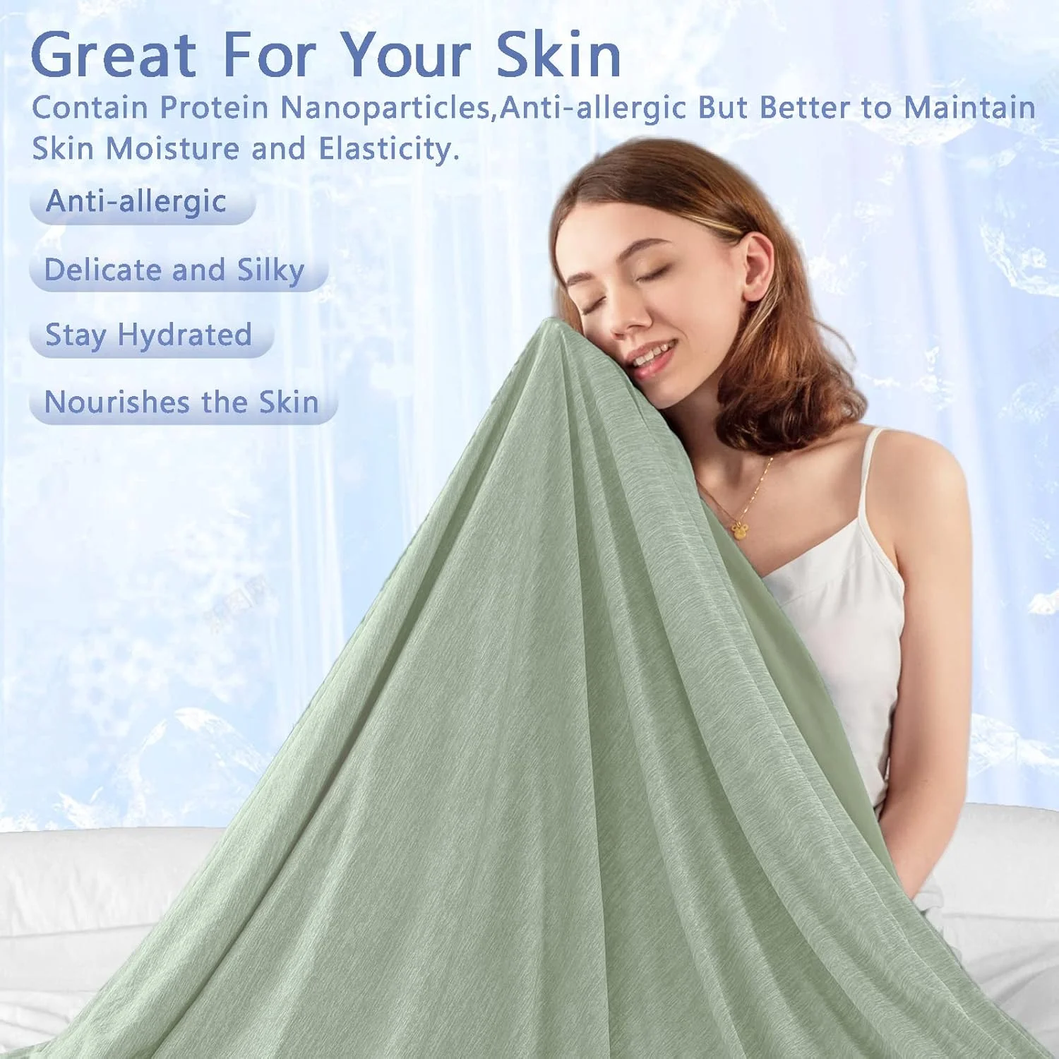 پتوی خنک کننده TOPCEE (سایز دوقلو 152x228 سانتی متر) برای تعریق شبانه، گرما را جذب می کند تا بزرگسالان و کودکان را در شب های گرم خنک نگه دارد، پتوی خنک کننده Q-Max 0.5 برای افراد گرمایی، پتوی فوق العاده خنک و سبک وزن برای تخت