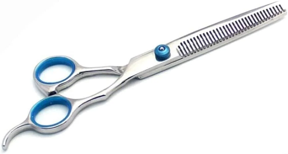 Barber Scissors 7 inches Hairdressing Scissors Household Hair Clippers Set Flat Shears Professional Barber Scissors