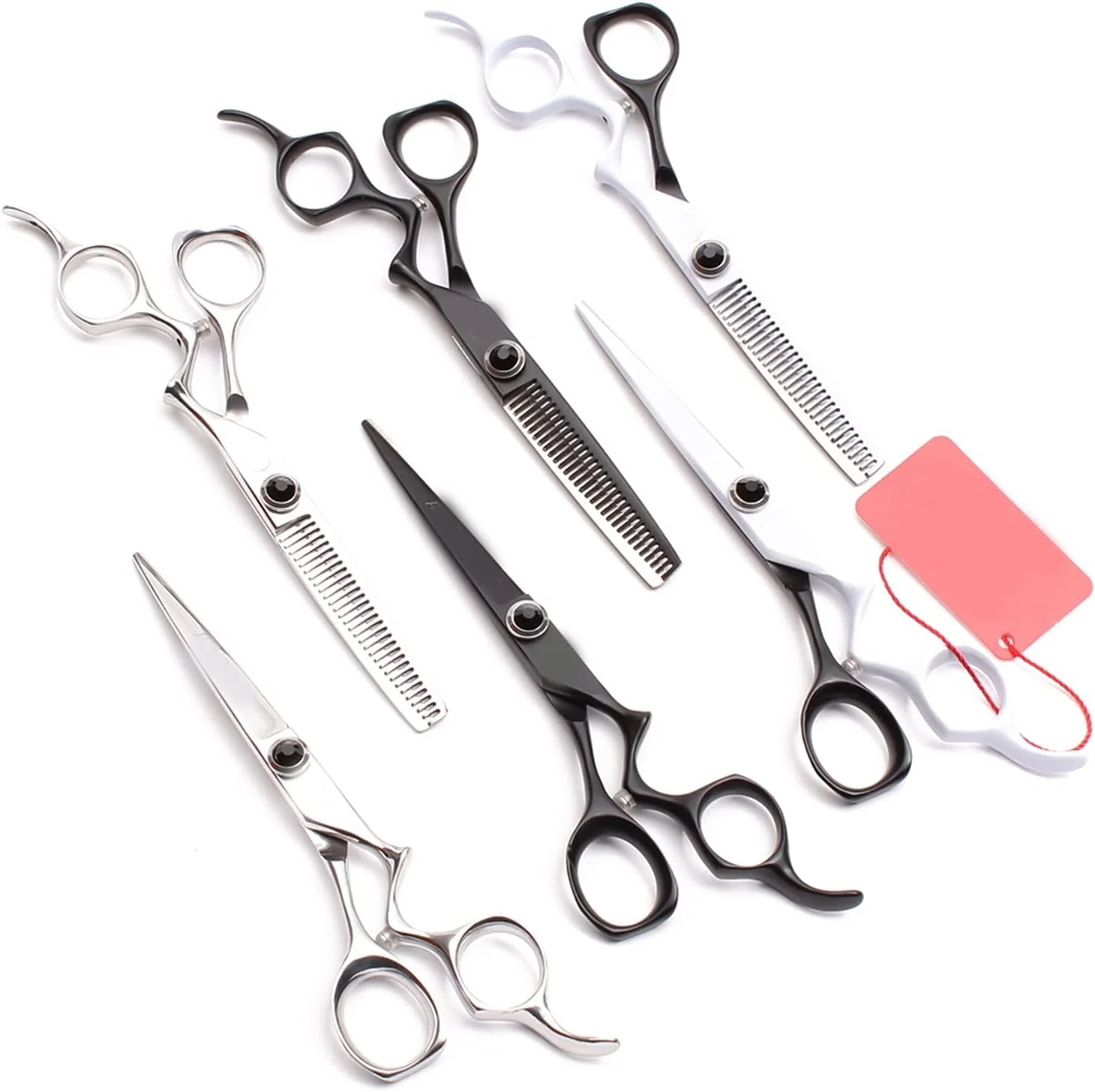 ست قیچی آرایشگری پیرایشگر، قیچی های اصلاح و قیچی های پیتاژ حرفه ای، Hei D 5.5n ست قیچی آرایشگری پیرایشگر، قیچی های اصلاح و قیچی های پیتاژ حرفه ای، Hei D 5.5n