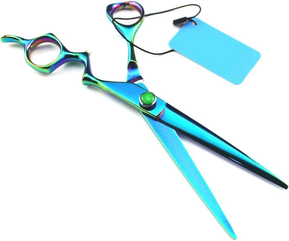 قیچی آرایشگری مو، پیرایش موی حرفه ای حیوانات خانگی، اصلاح مو، پیچ تنظیم دقیق، استیل ضد زنگ، قیچی آرایشگران، آرایشگاهی