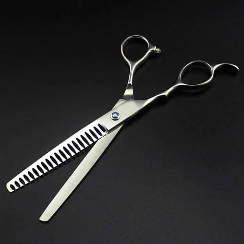 قیچی آرایشگری مو، آرایش موی حرفه ای، مدل دست چپ موجود است، ست قیچی های صاف، منحنی، اره ای، مناسب برای حیوانات خانگی، پیرایش موی سگ، حالت دهی مو، پیرایشگر (یک ست)، قیچی آرایشگری