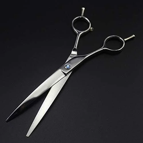 قیچی آرایشگری مو، آرایش مو، قیچی حرفه ای دست چپ موجود است، مجموعه قیچی های صاف، منحنی، پیتاژ، قیچی حیوانات خانگی، قیچی اصلاح مو سگ، آرایشگری، پیرایش، قیچی آرایشگر (یک مجموعه)، قیچی آرایشگری