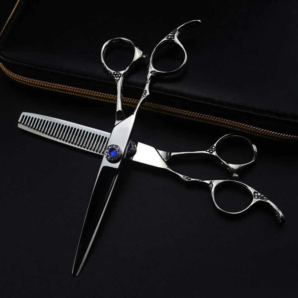 قیچی آرایشگری مو، ابزار موی چپ دست، قیچی آرایشگری حرفه ای، کیت مو، قیچی آرایشگاهی صاف و نازک