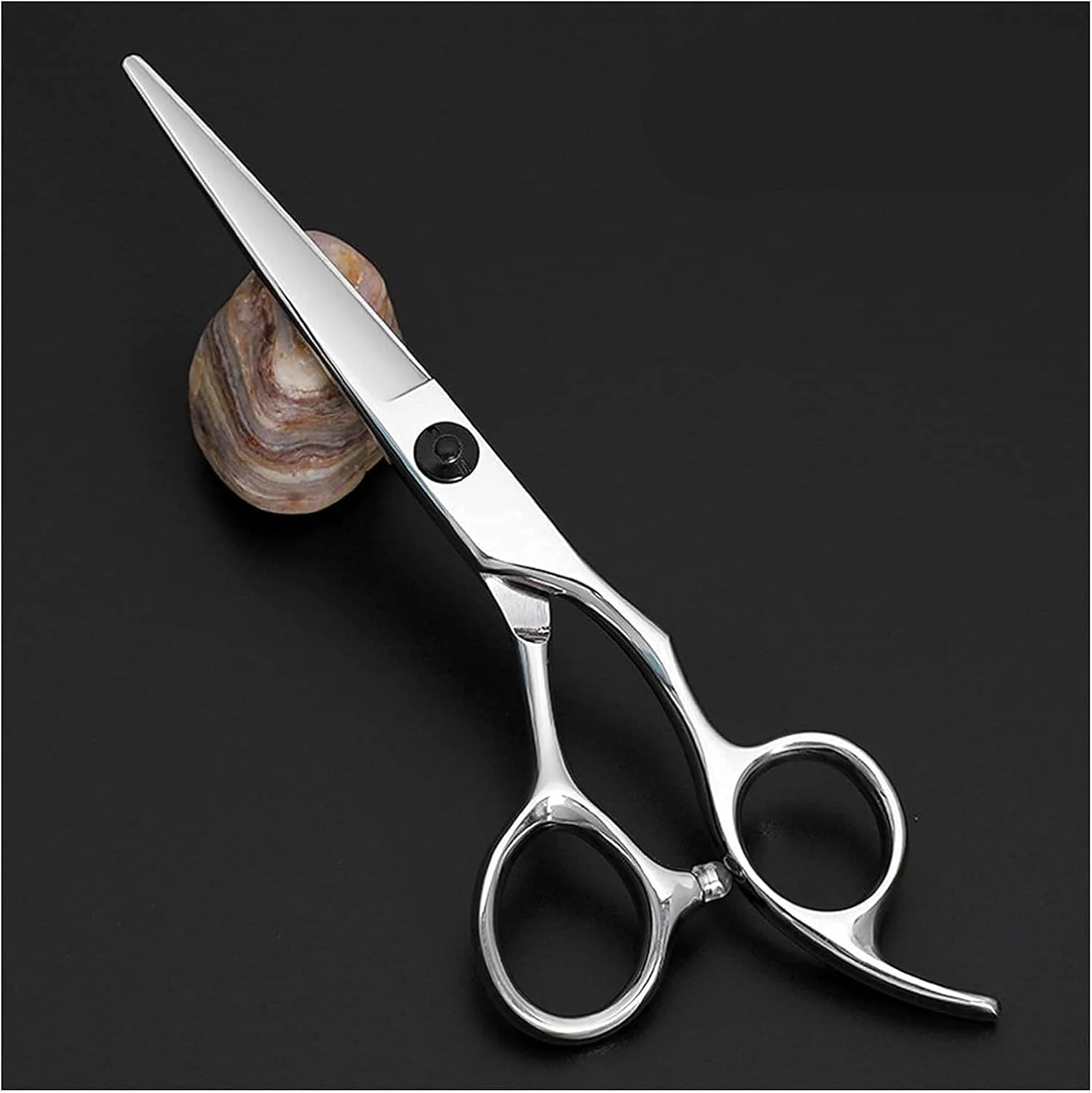 قیچی آرایشگری مو، 5.5 اینچ، آرایشگری حرفه ای، دسته دست ساز، دسته بامبو، دسته گره ای بالا، آرایشگری، قیچی آرایشگاه