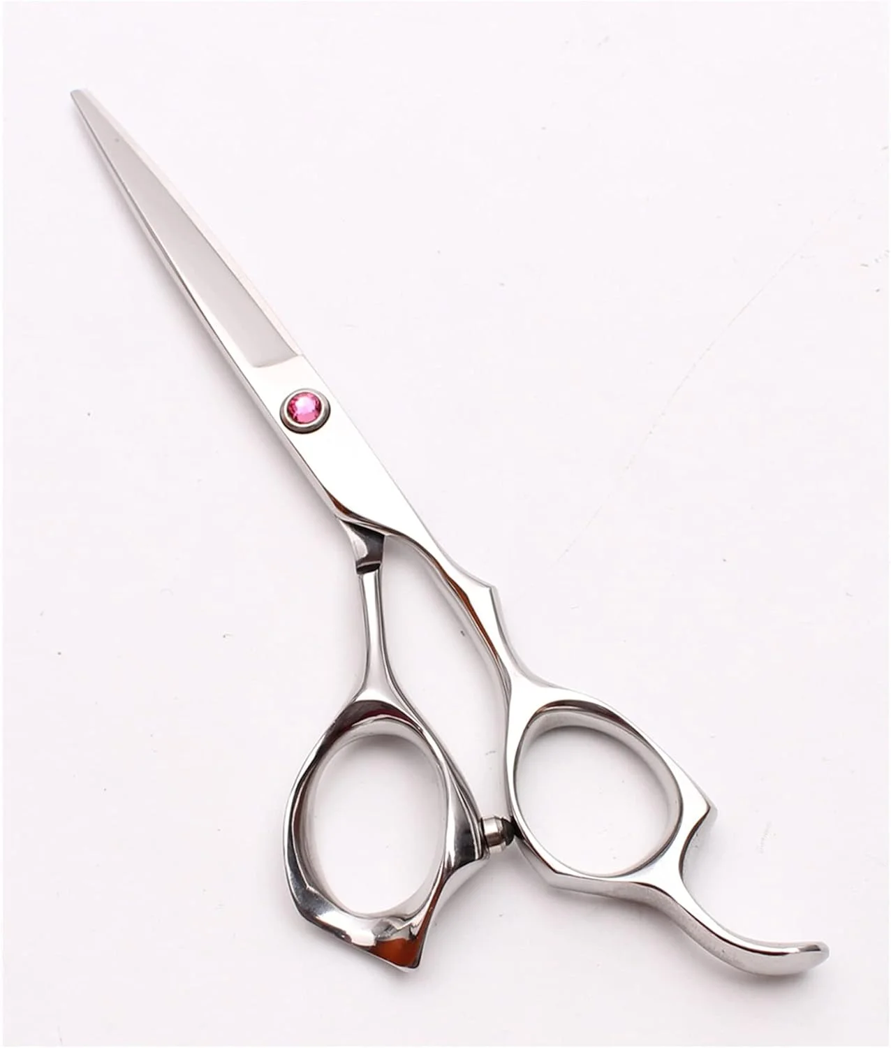 قیچی آرایشگری 6 اینچی، آرایشگر حرفه ای، قیچی و قیچی پیتاژ برای حالت دادن به مو در سالن آرایش (شفاف)