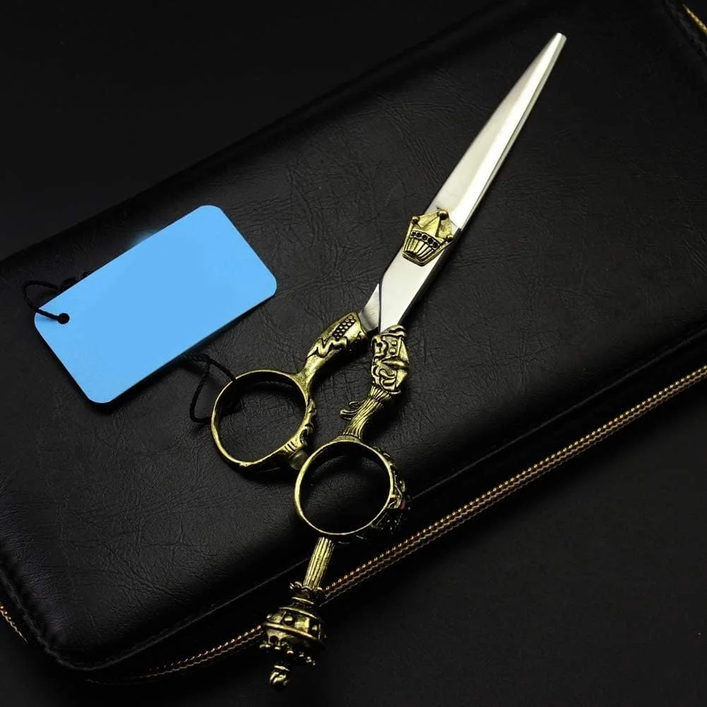 قیچی آرایشگری استیل ضد زنگ مناسب سالن و استفاده خانگی، قیچی دو طرفه دندانه دار، قیچی آرایشگری برای آرایشگاه، برش صاف 6 اینچ، برش دندانه دار 6 اینچ قیچی آرایشگری استیل ضد زنگ مناسب سالن و استفاده خانگی، قیچی دو طرفه دندانه دار، قیچی آرایشگری برای آرایشگاه، برش صاف 6 اینچ، برش دندانه دار 6 اینچ