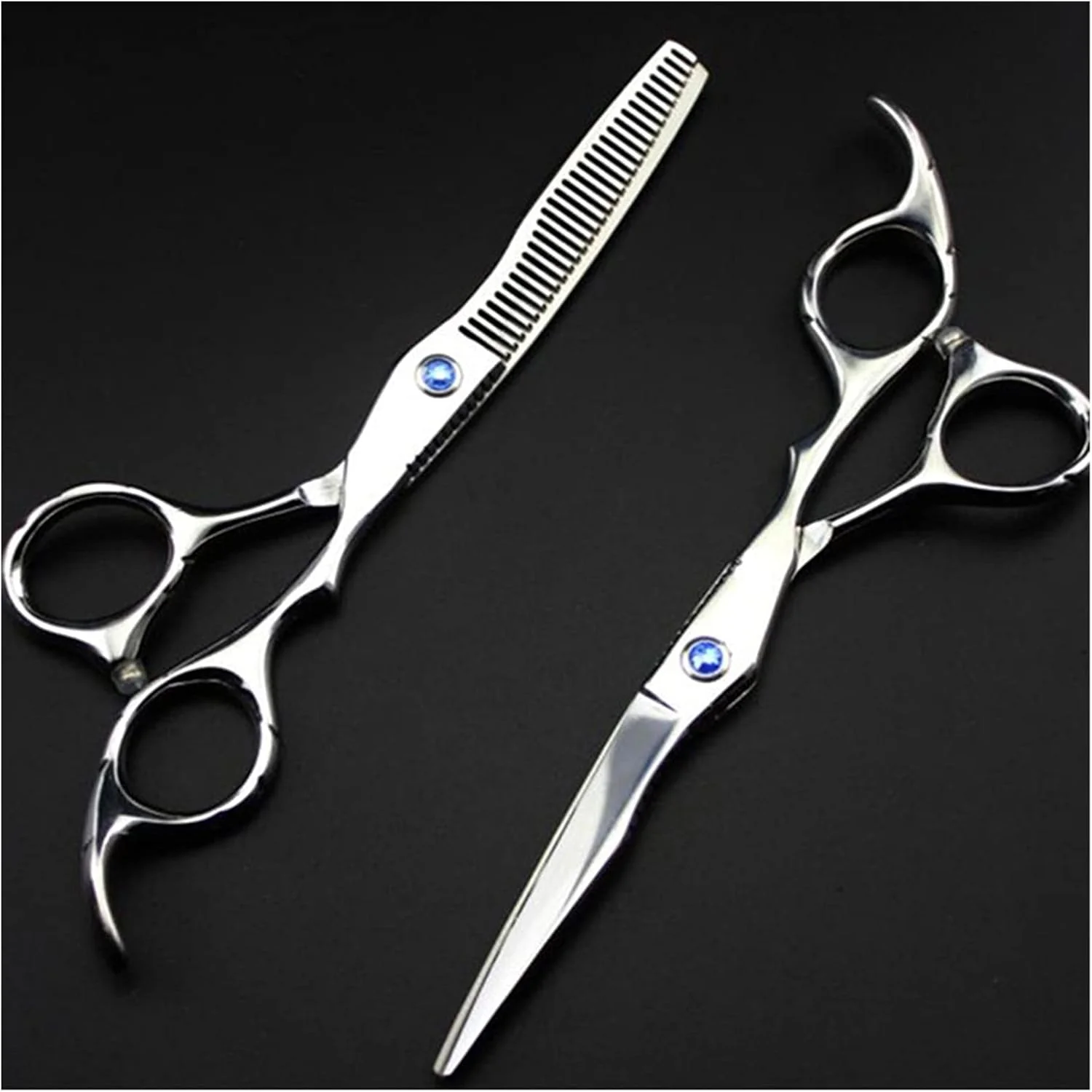 قیچی آرایشگری 6 اینچی، قیچی های شکل خاص، قیچی آرایشگری، قیچی پیتاژ، قیچی زیبایی، سالن آرایش، قیچی تخت، ست قیچی مو - پیتاژ