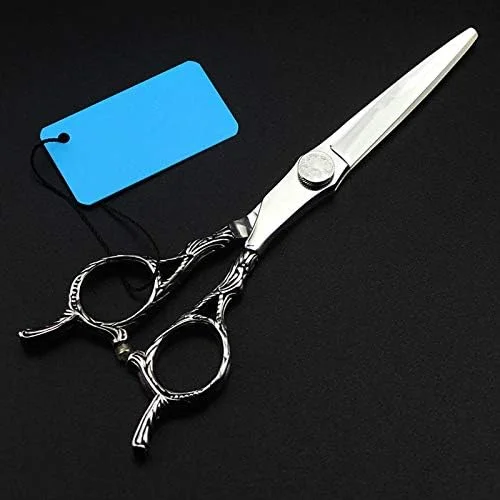 قیچی آرایشگری، 6 اینچ حرفه ای 440c طرح قدیمی دم دوبل، قیچی های کوتاهی مو، ست قیچی آرایشگری