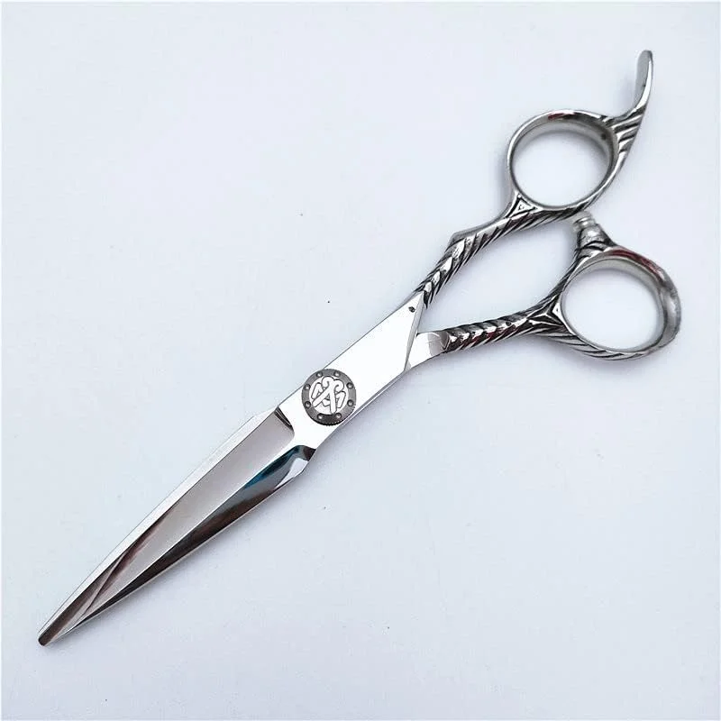 قیچی آرایشگری، قیچی اصلاح مو، 6 اینچ حرفه ای ژاپن 440C، قیچی با دسته ضد لغزش، قیچی اصلاح مو، آرایشگری، قیچی پیتاژ مو