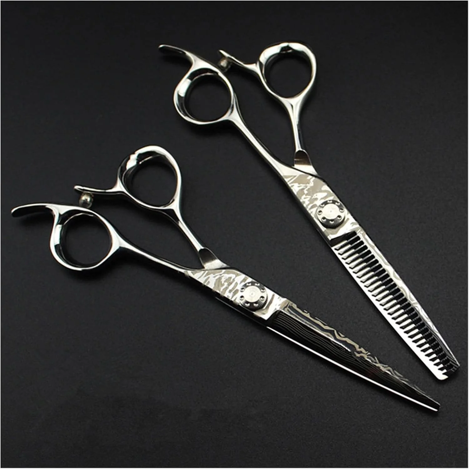 قیچی آرایشگری 6 اینچی فولادی، قیچی آرایشگری، قیچی خرد کننده مو، ست قیچی آرایشگری، ست-Q