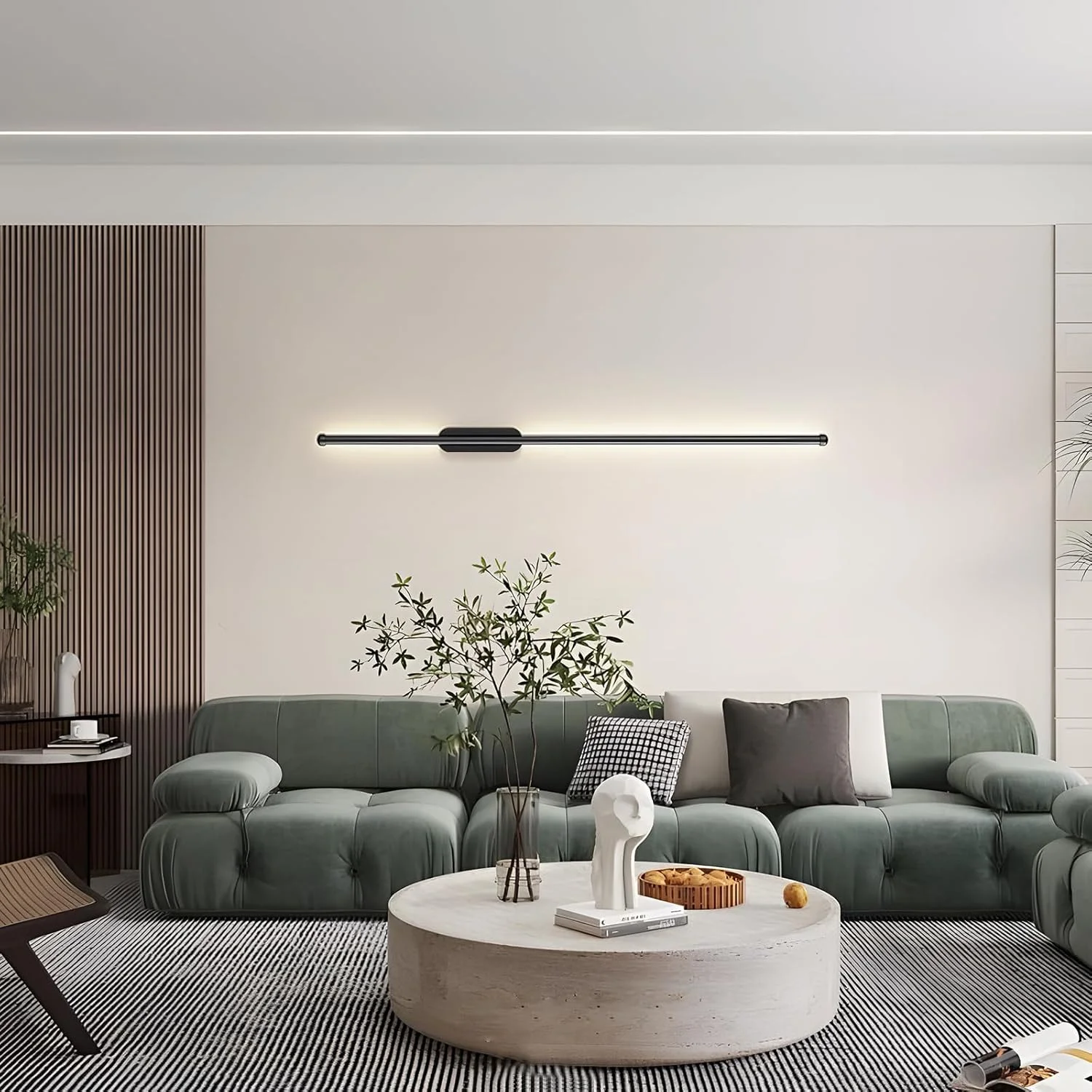 چراغ دیواری مدرن LED یاتای، مناسب اتاق خواب، اتاق غذاخوری و کنار آینه، چراغ دیواری داخلی LED دیمر دار، چراغ دیواری آلومینیومی اکریلیک نواری بلند (60 سانتی متر، 9 وات) چراغ دیواری مدرن LED یاتای، مناسب اتاق خواب، اتاق غذاخوری و کنار آینه، چراغ دیواری داخلی LED دیمر دار، چراغ دیواری آلومینیومی اکریلیک نواری بلند (60 سانتی متر، 9 وات)